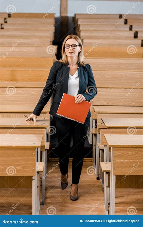 Female Professor with Nude Croquis